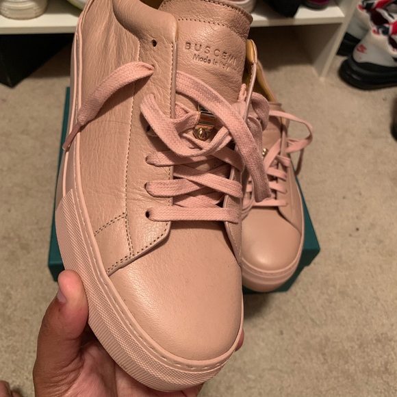 Buscemi designers ,pink real leather worn twice - Picture 2 of 6